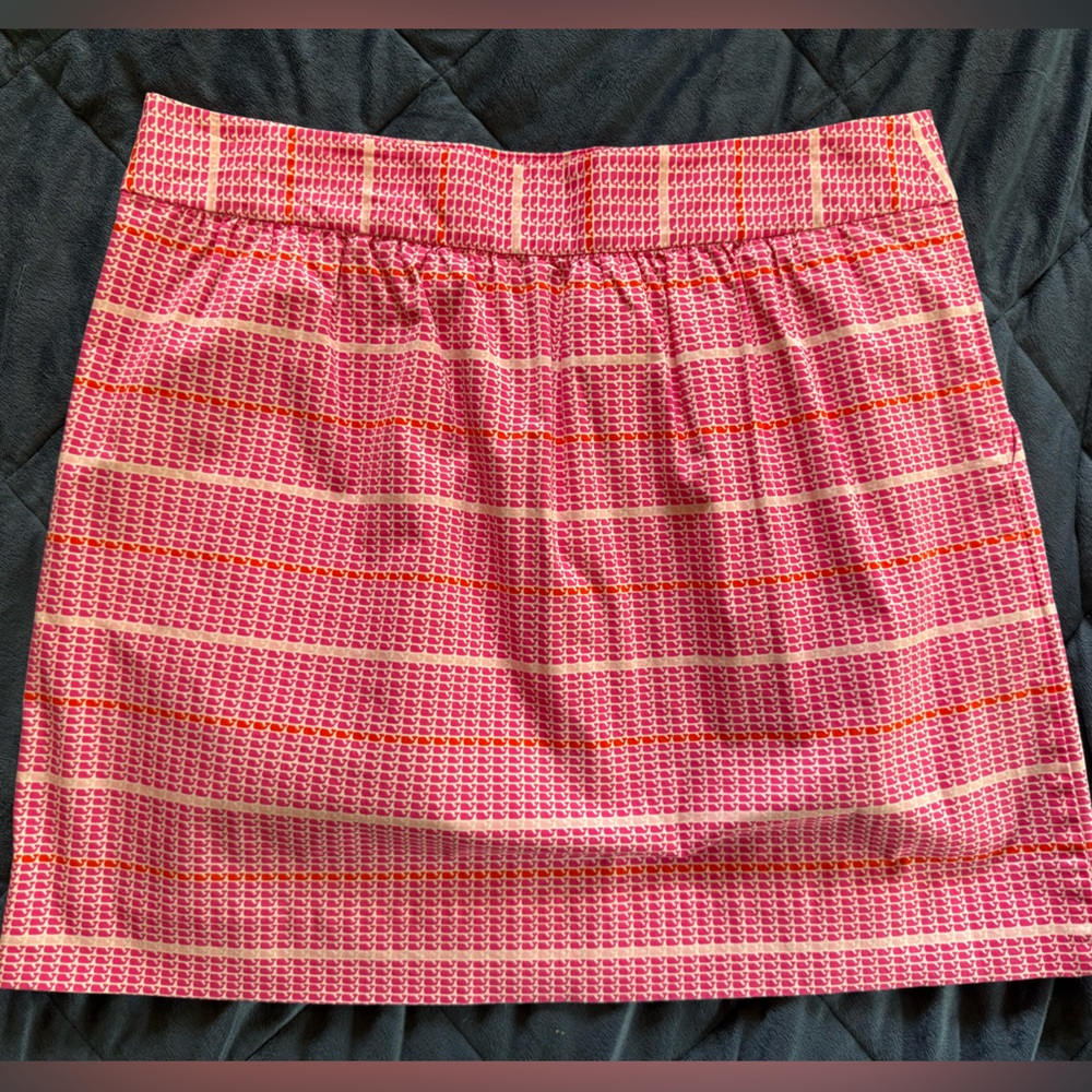Pink Patterned Vineyard Vines Skirt - image 2